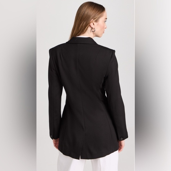 Rag & Bone Womens Warren Ponte Black Relaxed Fit Double-Breasted Blazer NWOT - Picture 5 of 13